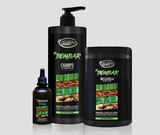KIT BOMBAR - CHAMPÚ 1L, MASCARILLA 1Kg Y GOTERO, Tratamiento crecimiento del cabello, Kit capilar fuerza y brillo,   Cuidado del cabello,  Pack anticaída y crecimiento