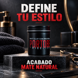 PortoBello Gentleman – Cera Mate con Proteína de Arroz, Fijación Media-Alta – 100 ml