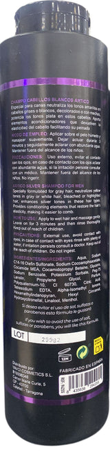 Ártico Men®, Champú No Yellow Barbería, 500gr