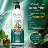 Be´Shyne® Kit Rapunzel ,Champú 1L+ Mascarilla 1L+ Tónico 100ml, reestructura y revitaliza el crecimiento.