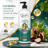 Be´Shyne® – Champú Rapunzel Potenciador con Biotina y Castaño de Indias para Cabello Frágil 1000ml/500ml