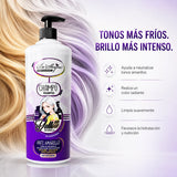 Be'Shyne® – Anti-Yellow Shampoo with Wheat Protein for Blonde, Gray, or Bleached Hair 1000ml