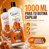 Be'Shyne – Champô Neutro Caramelo para Todo o Tipo de Cabelos 1000 ml