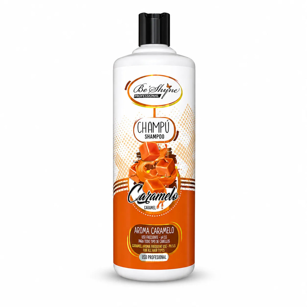Be'Shyne – Champô Neutro Caramelo para Todo o Tipo de Cabelos 1000 ml