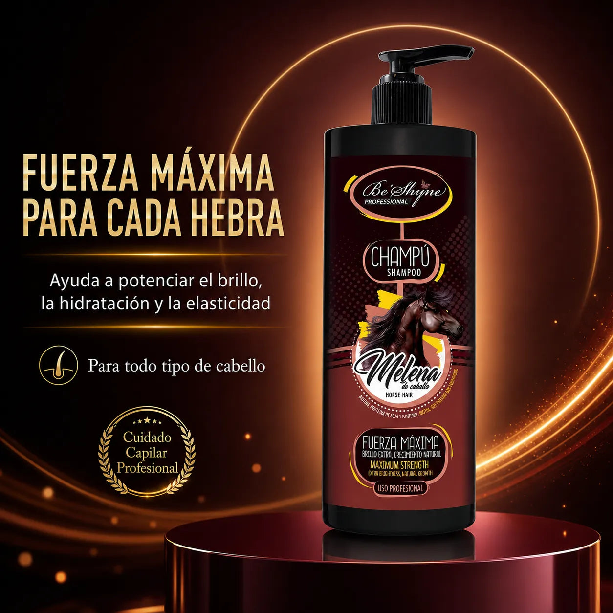Be´Shyne® – Biotin Strengthening Shampoo for All Hair Types 1000ml