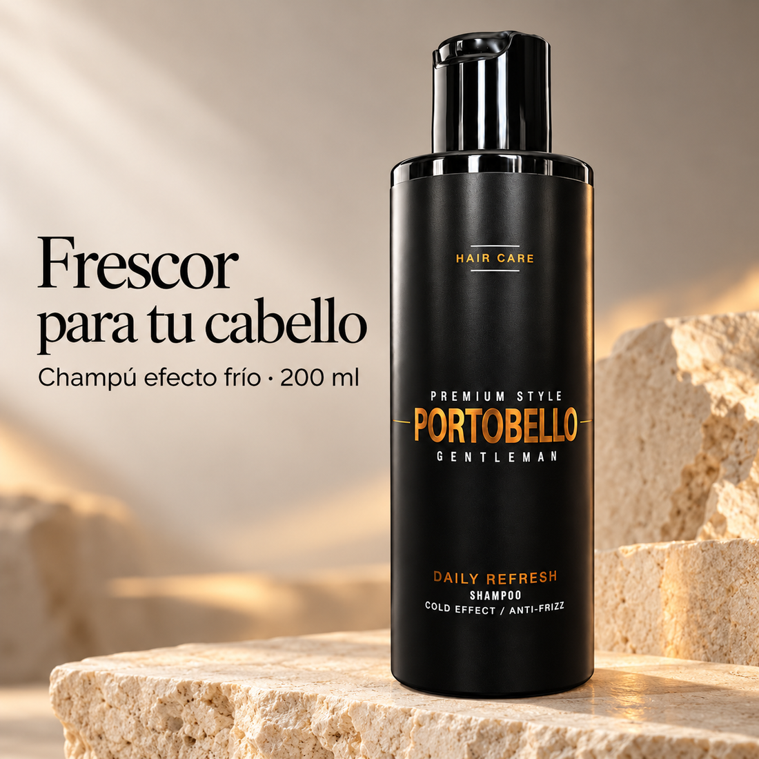 Portobello Daily Refresh – Champú efecto frío antiencrespamiento 200 ml