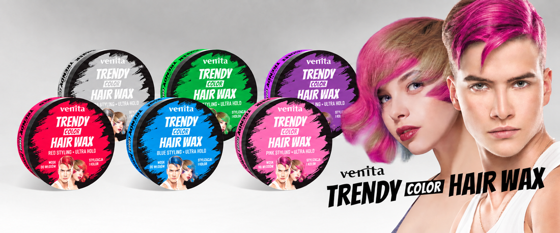 Venita – Cera de Color para el Cabello Morado con Fijación 75 ml