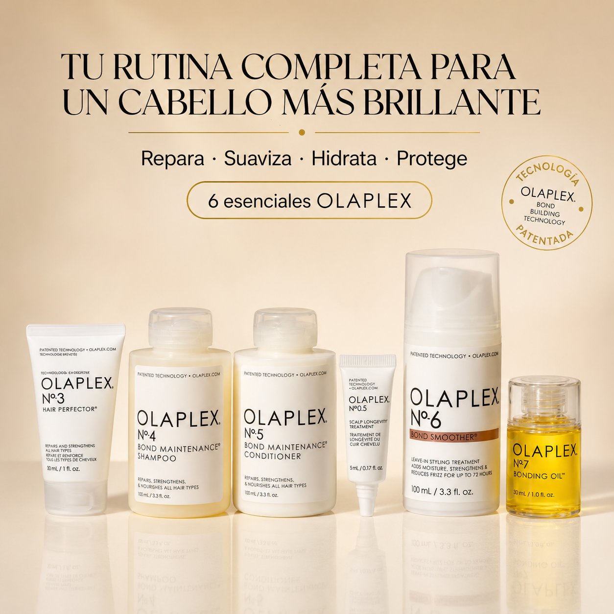 Olaplex – Kit reparador para el cabello dañado 6 productos