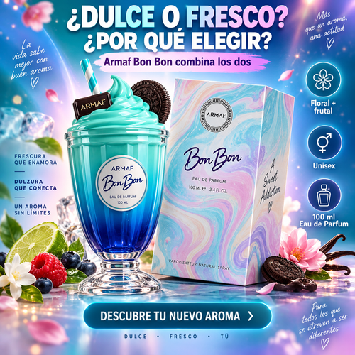 Armaf – Eau de Parfum Unissexo Floral-Frutado 100 ml