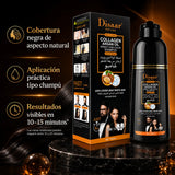 DISAAR – Champú cubre canas negro natural 400 ml