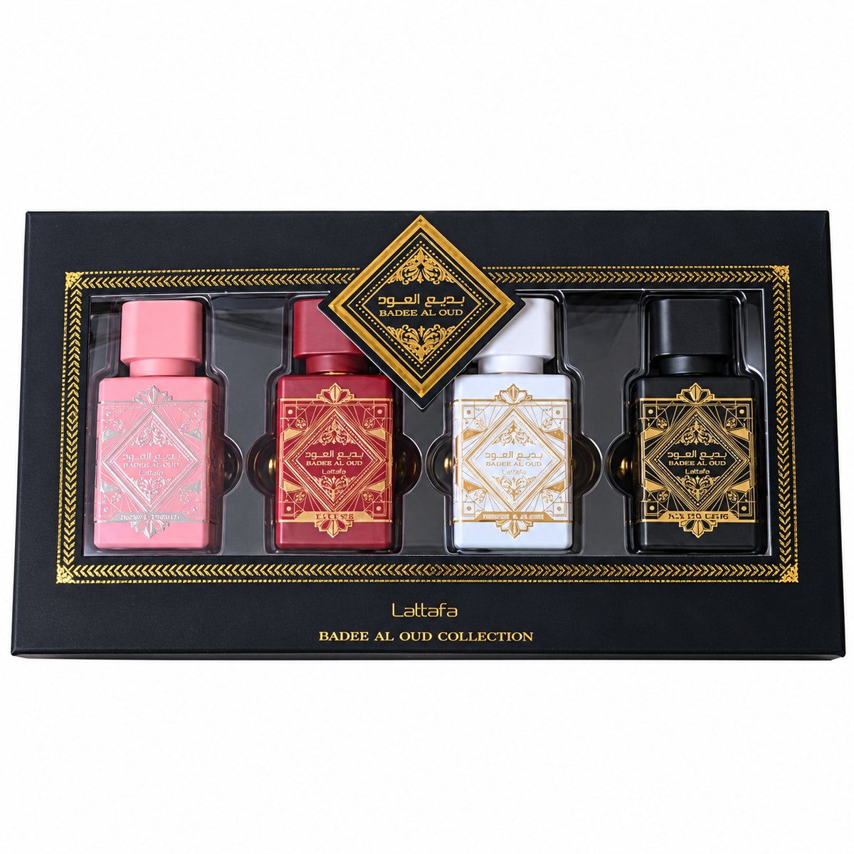 Lattafa – Set de Perfumes para Hombre Bade'e Al Oud 4 x 25 ml