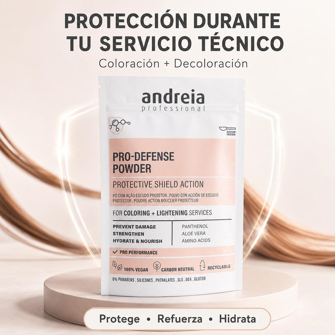 Andreia Professional – Protector capilar para coloración y decoloración 100 g