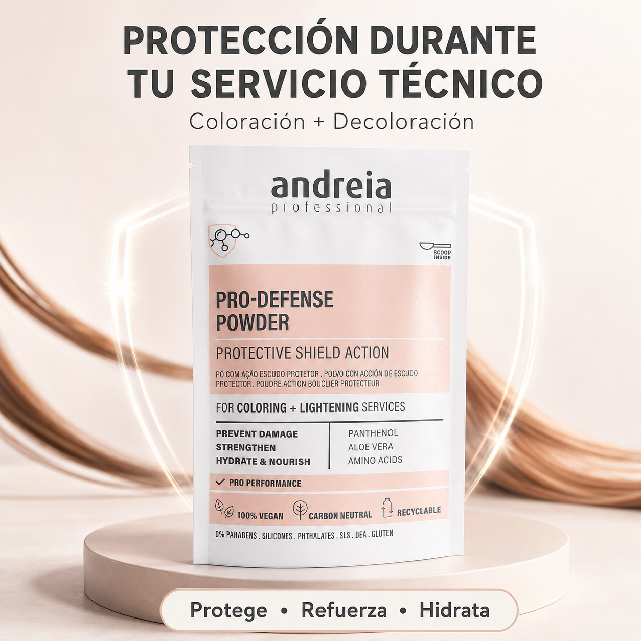 Andreia Professional – Protector capilar para coloración y decoloración 100 g