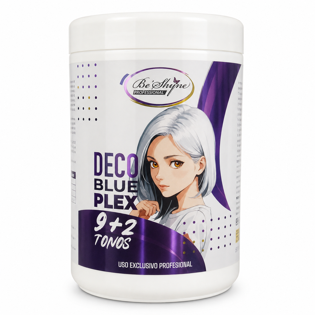 Be’Shyne – Polvo Decolorante Profesional Plex hasta 9+2 Tonos