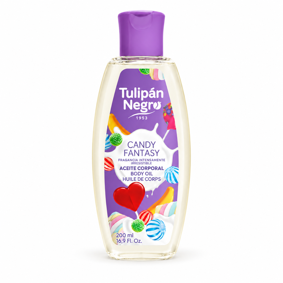 Tulipán Negro – Aceite Corporal Hidratante Perfumado 200 ml