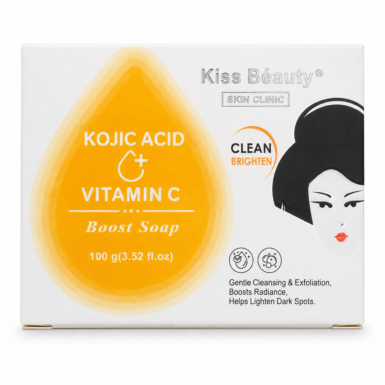 Kiss Beauty – Jabones Faciales con Ácido Kójico 5 Variantes 100