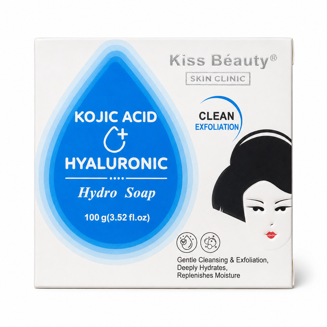Kiss Beauty – Jabones Faciales con Ácido Kójico 5 Variantes 100