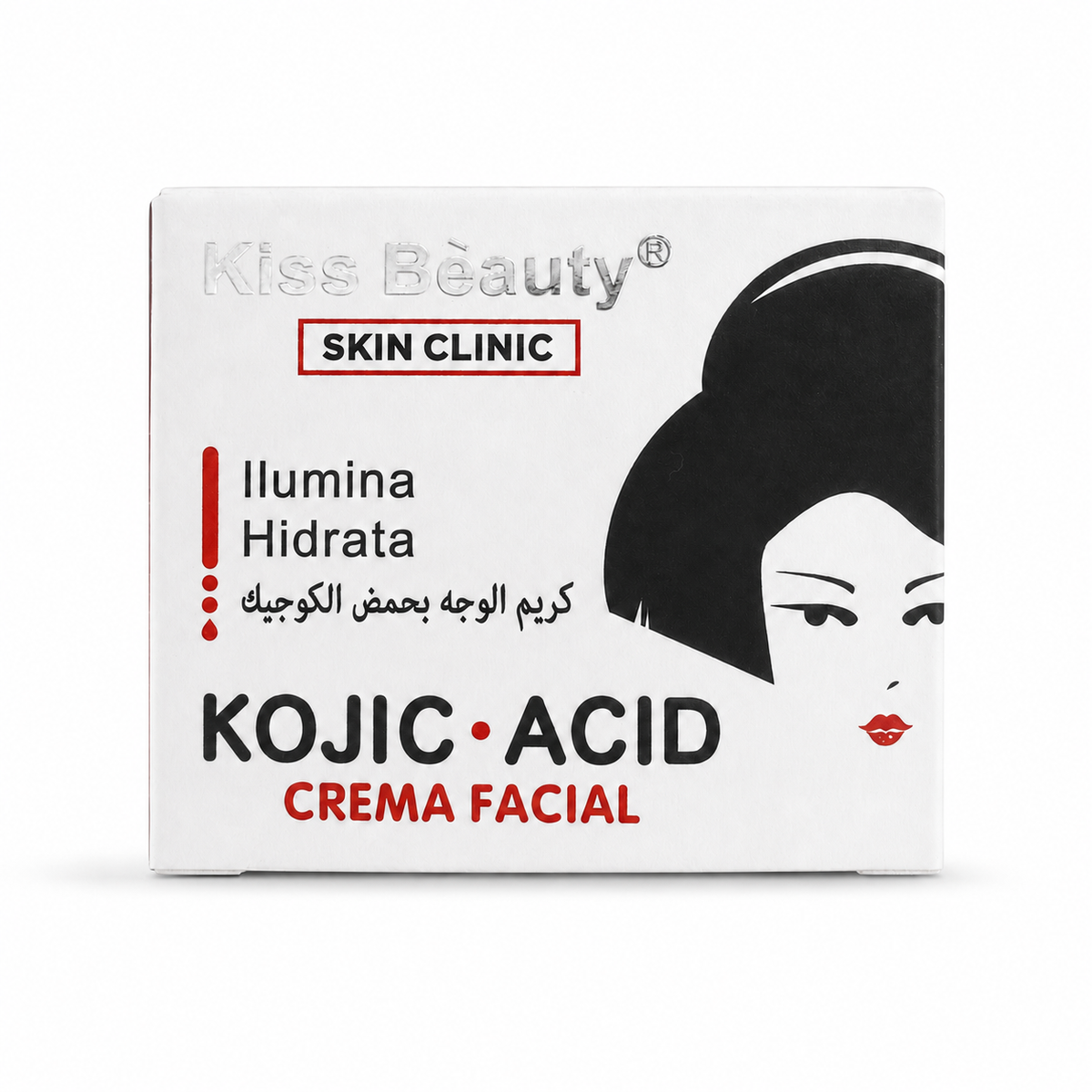 Kiss Beauty – Crema Facial Iluminadora e Hidratante 50 g