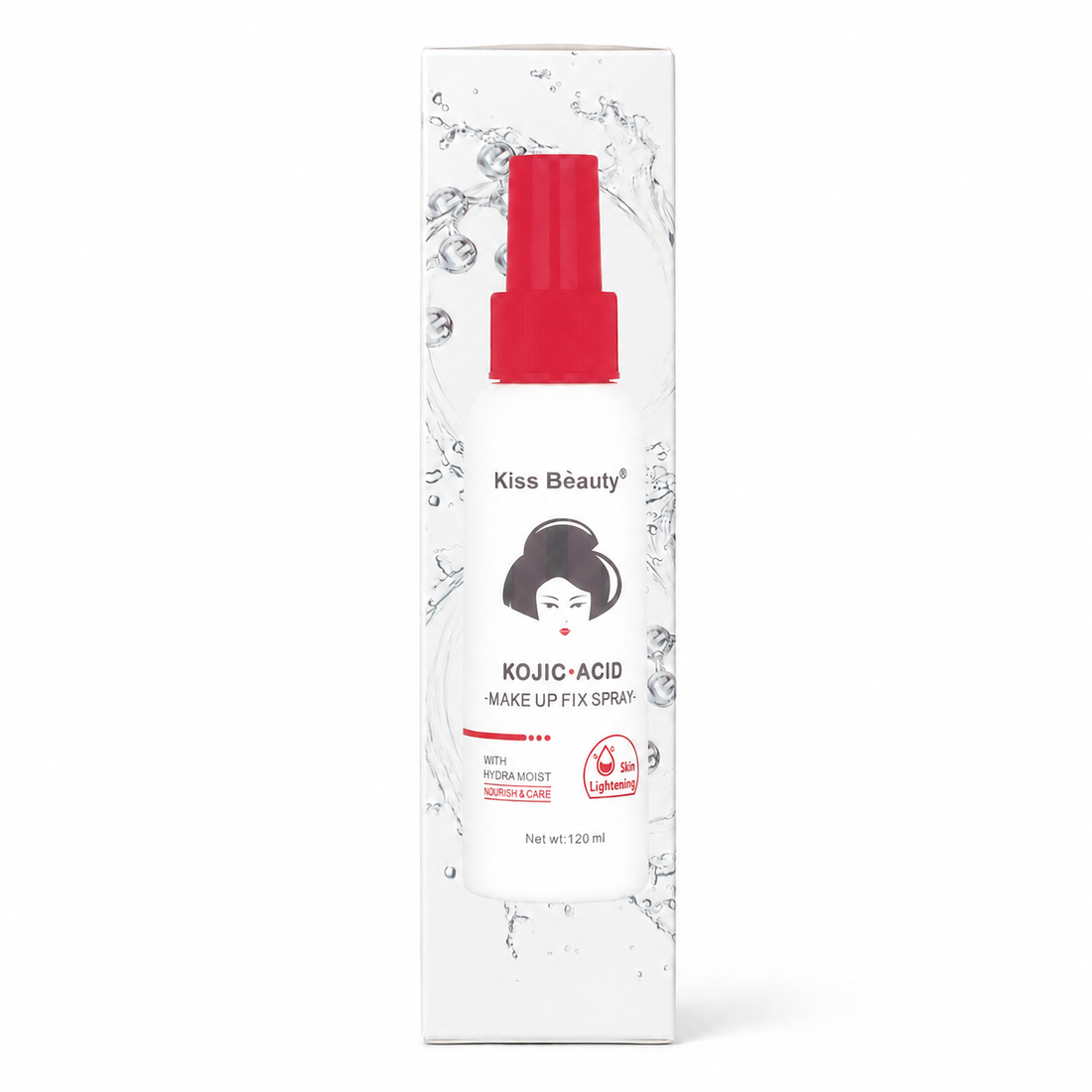 Kiss Beauty – Spray Fijador de Maquillaje para Todo Tipo de Piel 120 ml