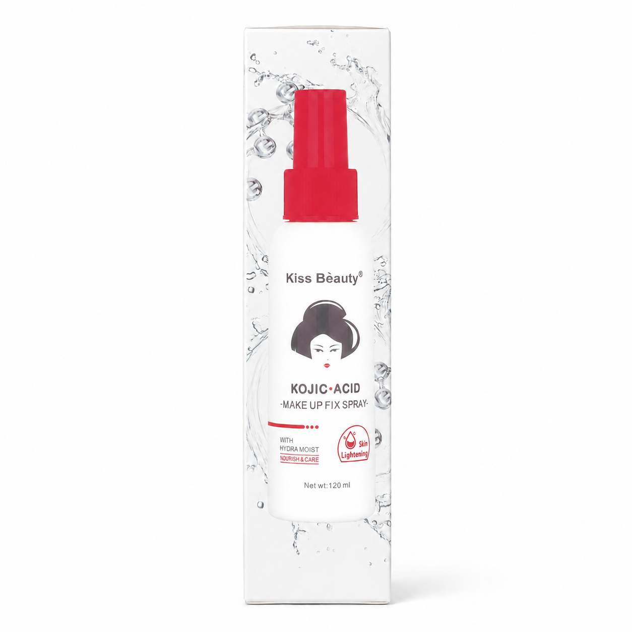 Kiss Beauty – Spray Fijador de Maquillaje para Todo Tipo de Piel 120 ml