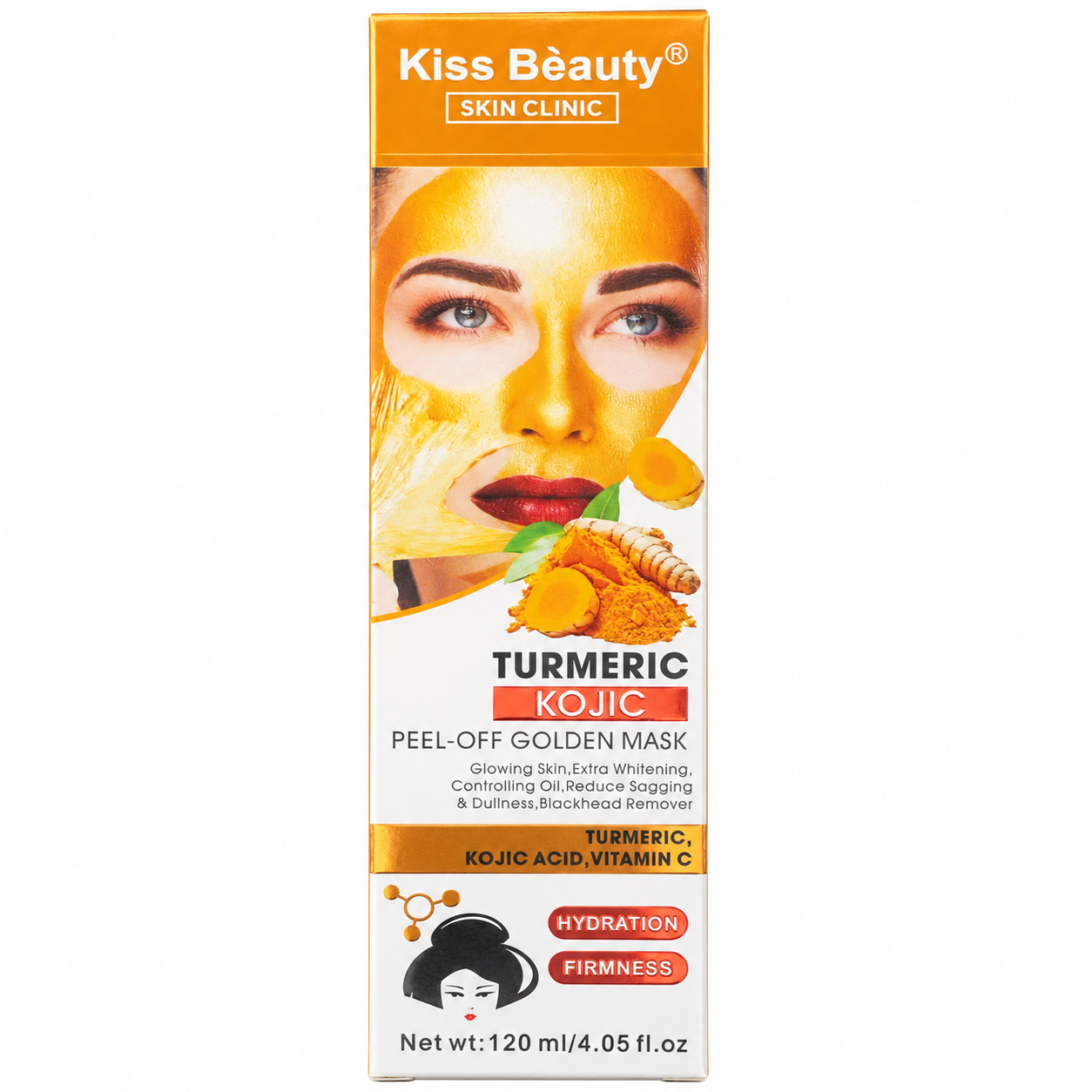 Kiss Bèauty – Mascarilla peel-off facial para luminosidad 120 ml