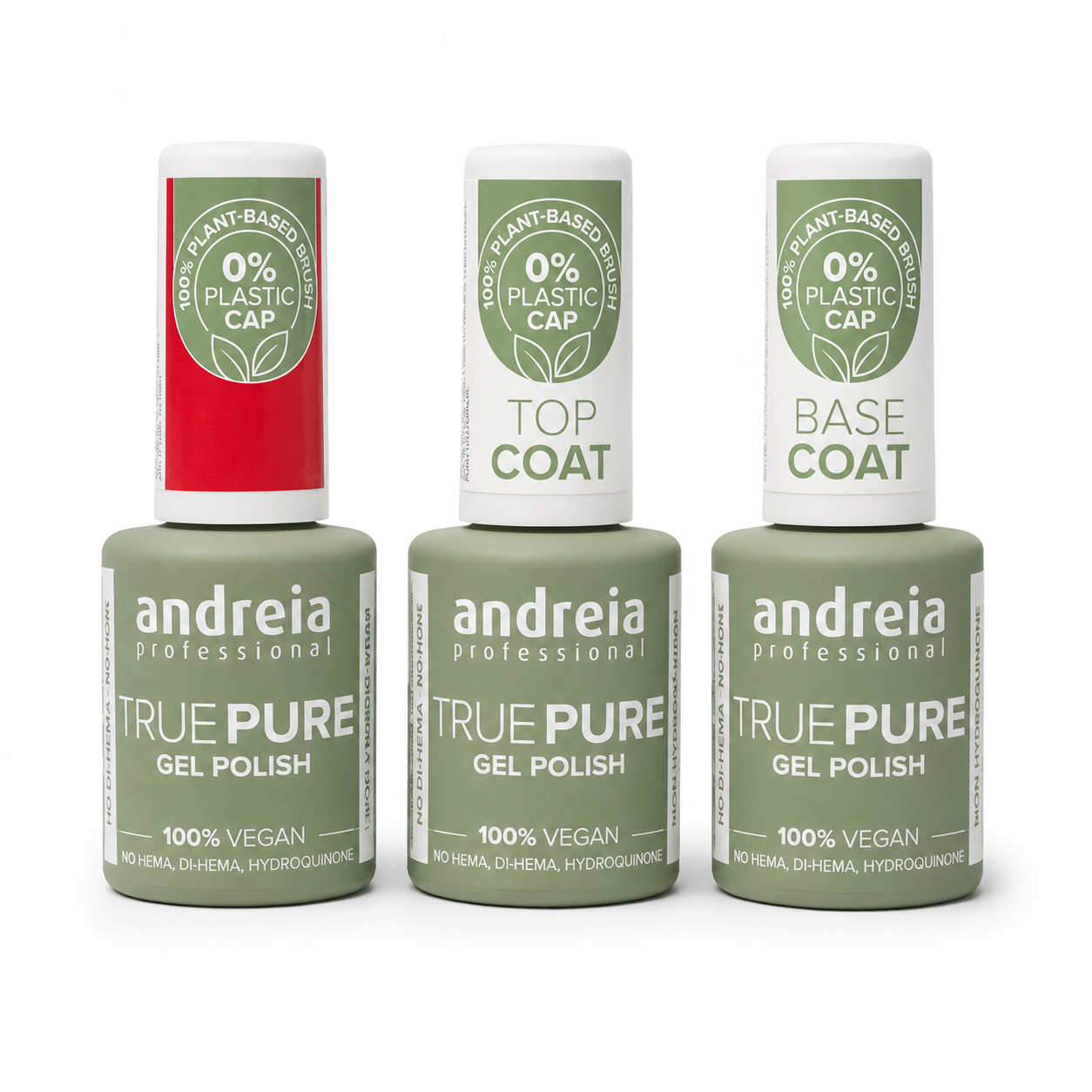 Andreia – Pack de uñas vegano True Pure para manicura completa