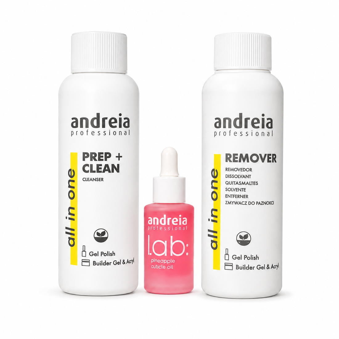 Andreia – Pack de uñas vegano True Pure para manicura completa