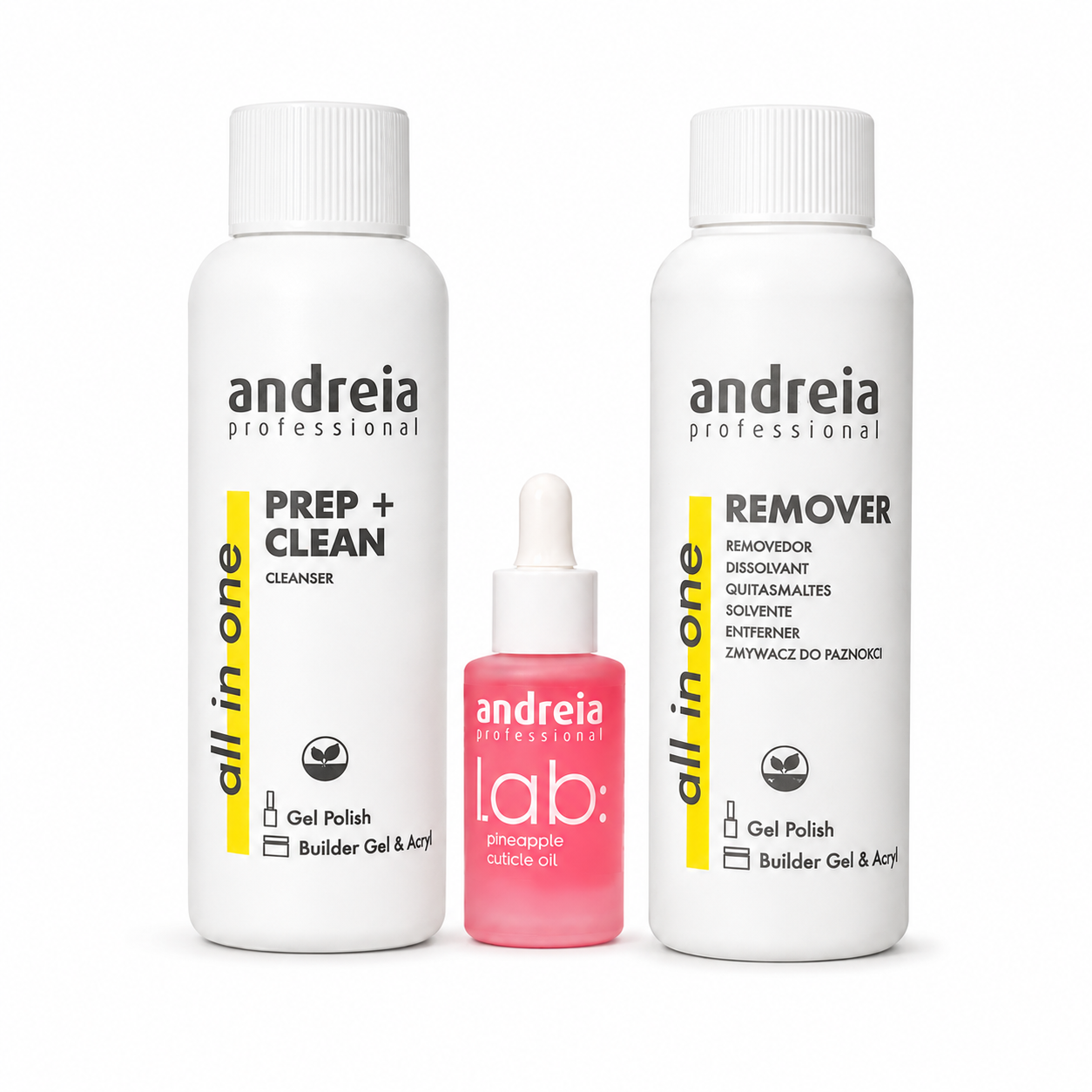 Andreia – Pack de uñas vegano True Pure para manicura completa