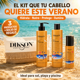 Dikson Kit solar para el cabello Sun Force + Bolso
