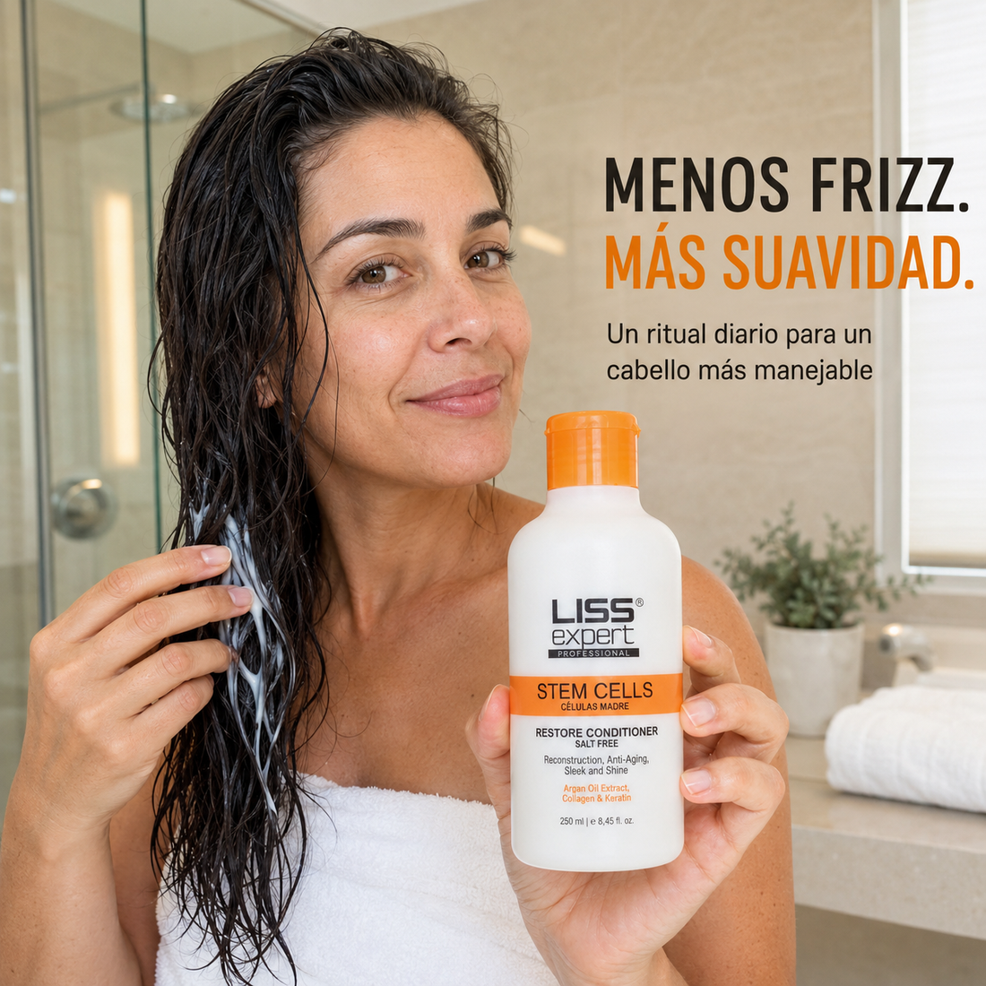 Liss Expert – Acondicionador sin sal hidratante y antifrizz 250 ml