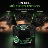 Gold Style – Gel capilar efecto mojado de fijación fuerte 450 ml