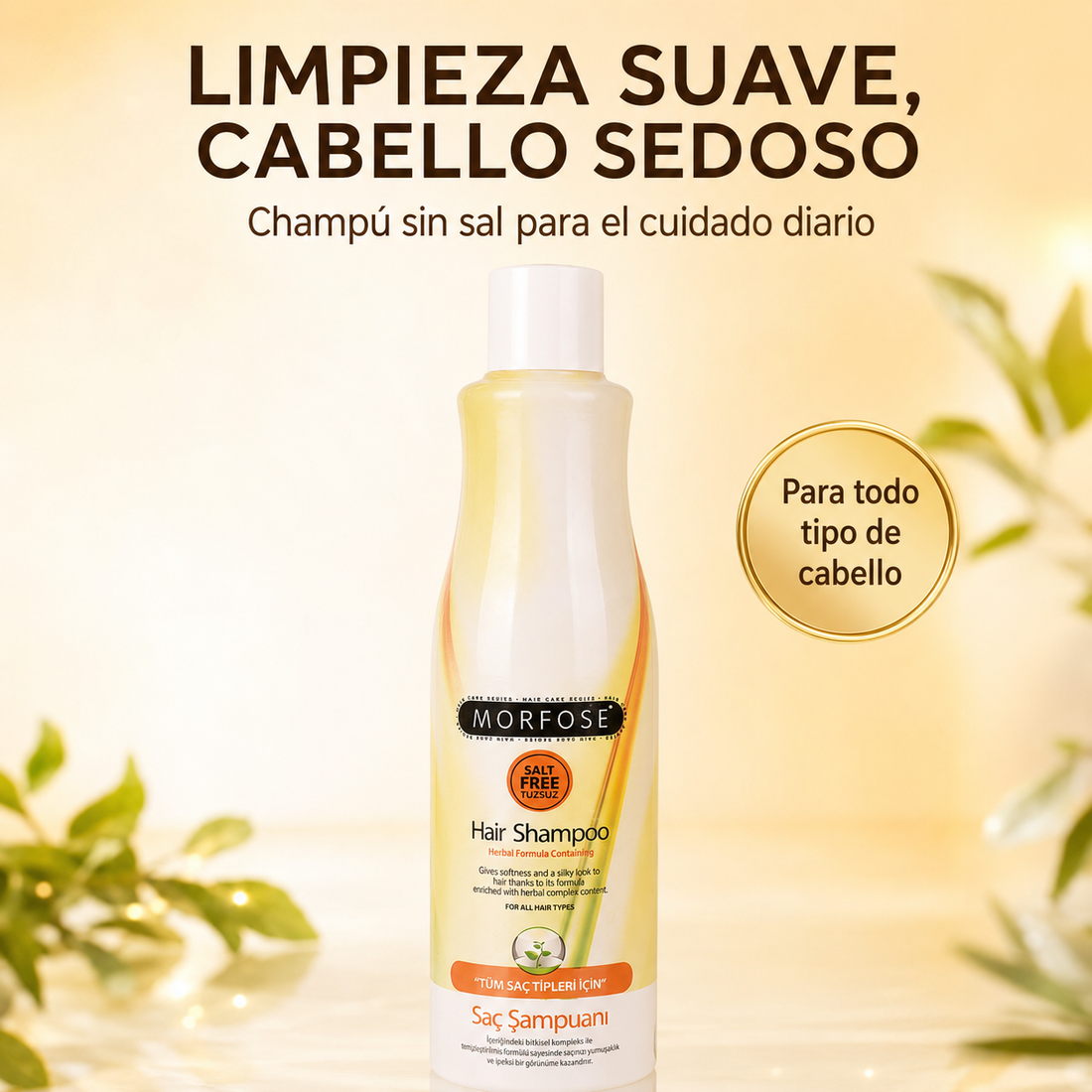 Morfose – Champú sin sal para todo tipo de cabello 500m
