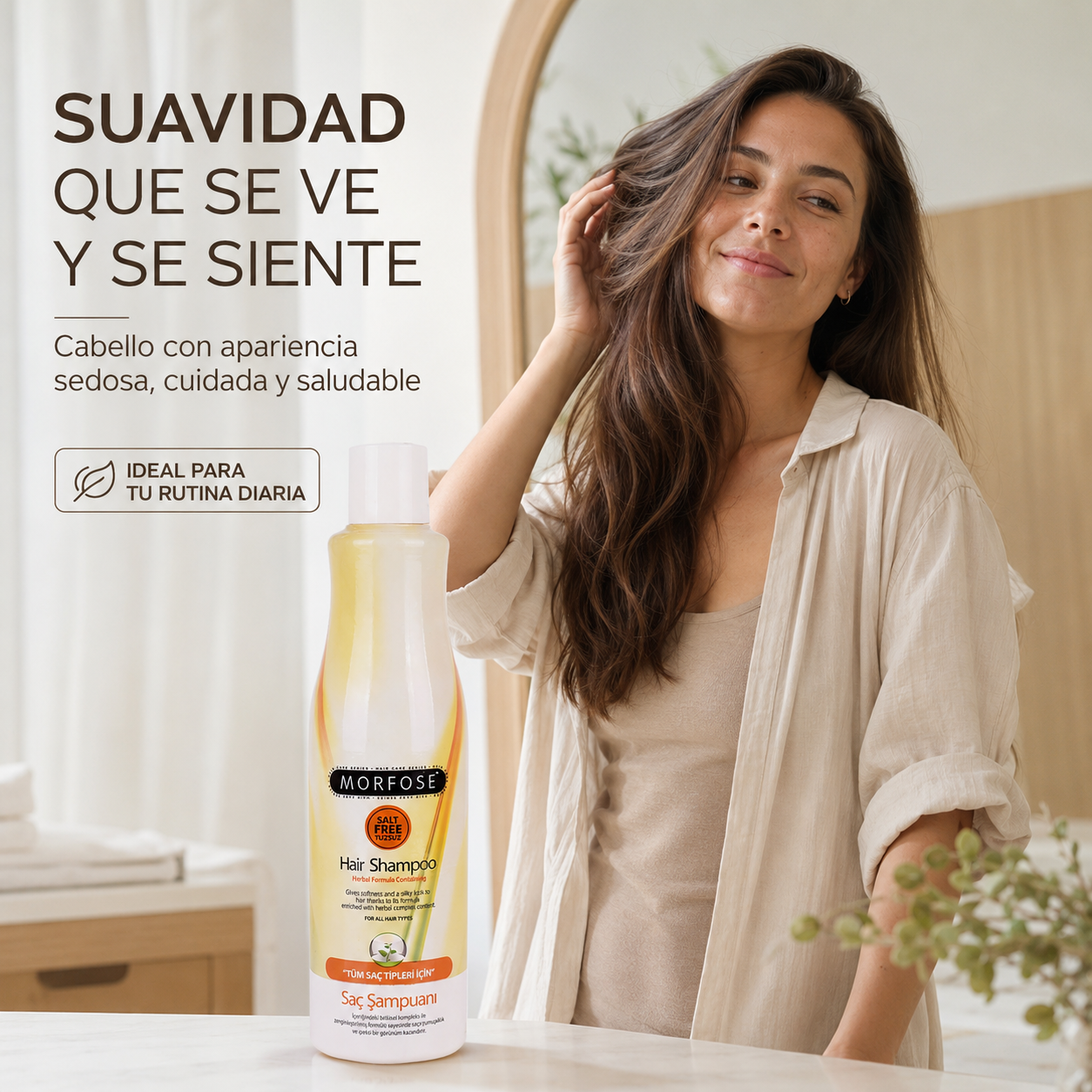 Morfose – Champú sin sal para todo tipo de cabello 500m