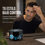 Gold Style – Gel Capilar de Fijación Fuerte con Efecto Húmedo 450 m