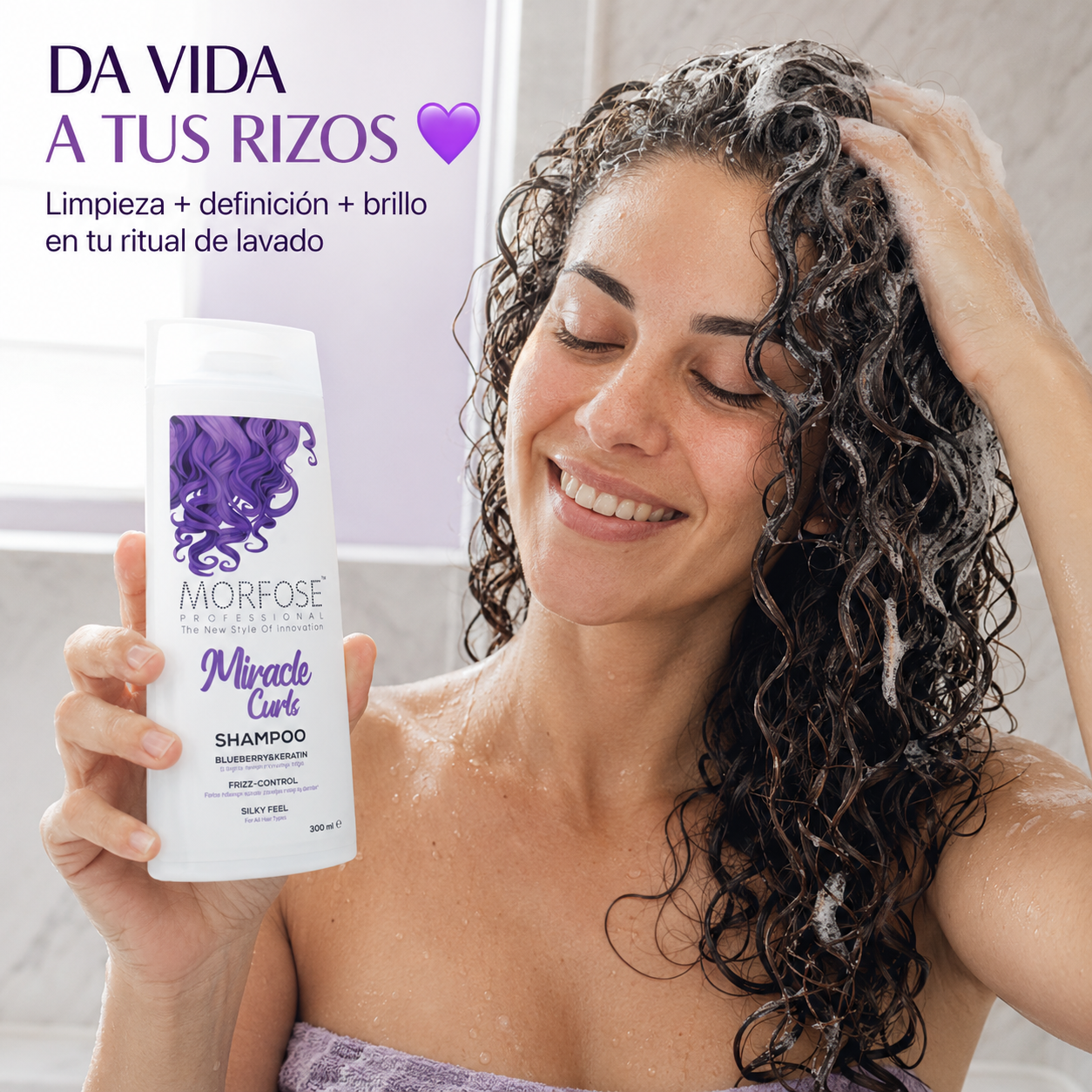 Morfose – Champú para definir rizos Miracle Curls 300m