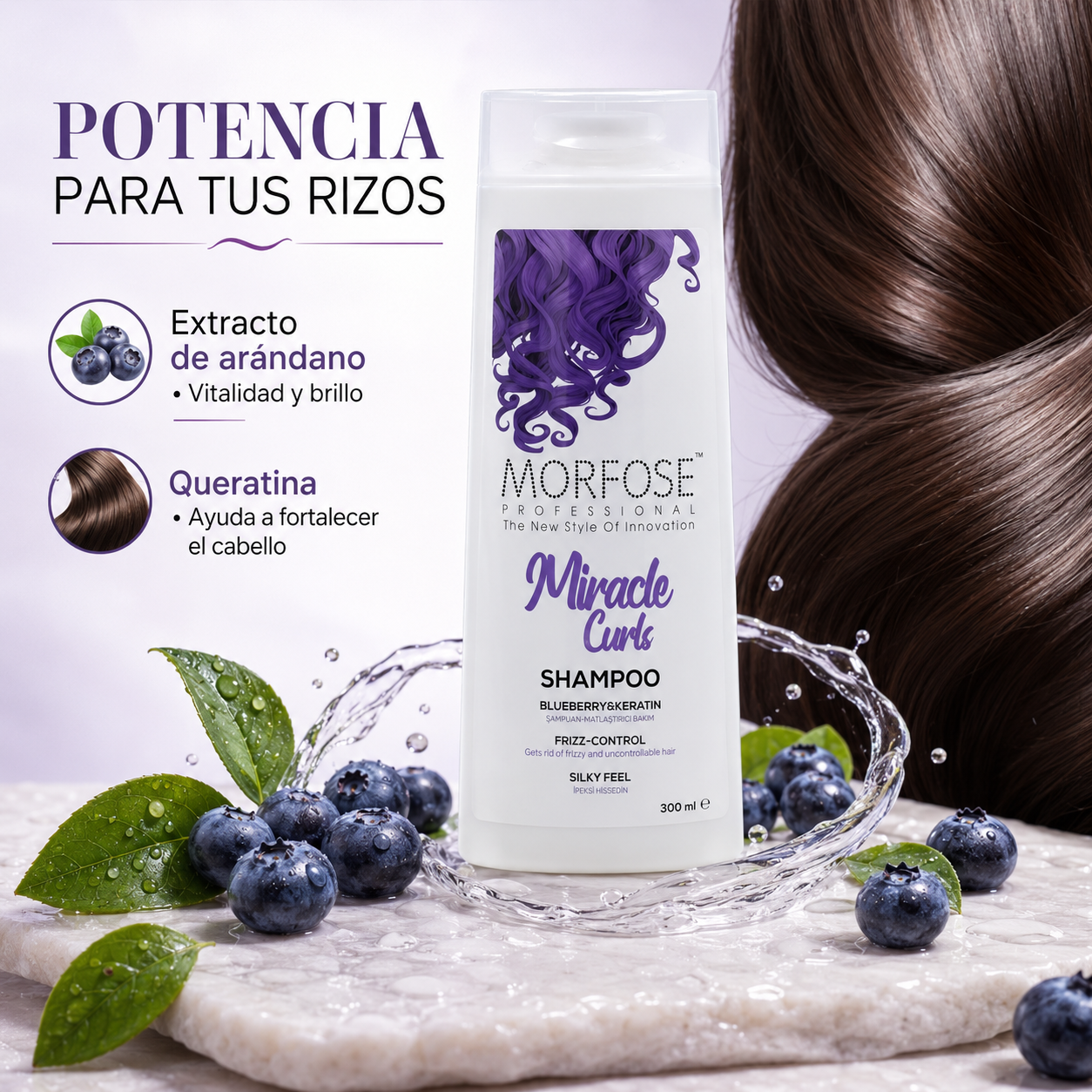 Morfose – Champú para definir rizos Miracle Curls 300m