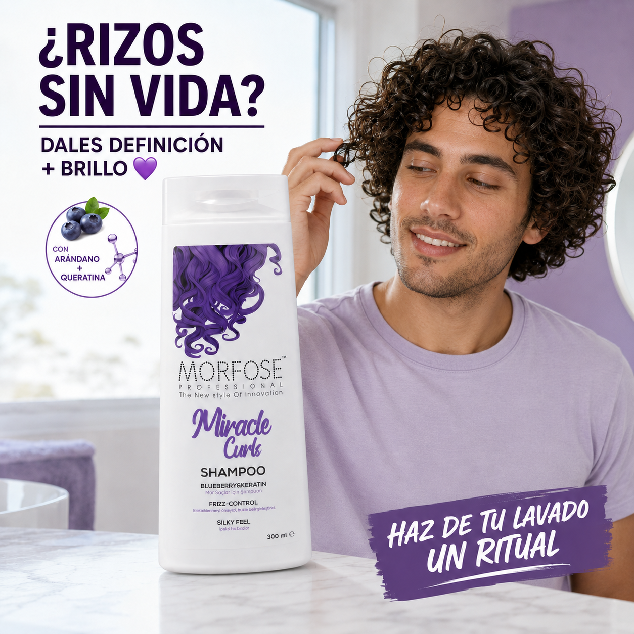 Morfose – Champú para definir rizos Miracle Curls 300m