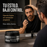 New Rebel – Gel fijador para cabello de fijación fuerte 450 ml