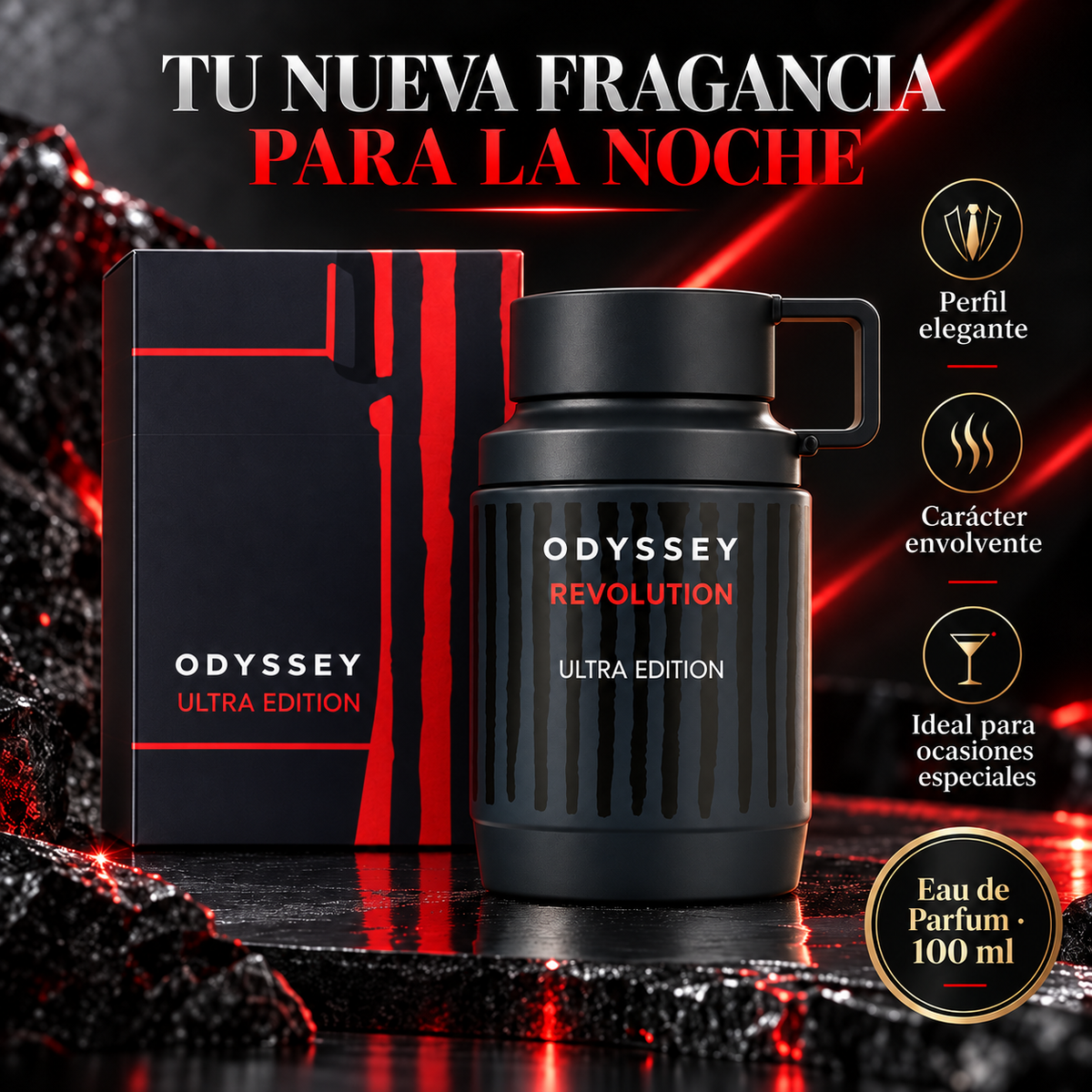 Armaf – Perfume para Hombre Odyssey Revolution Ultra Edition 100 ml
