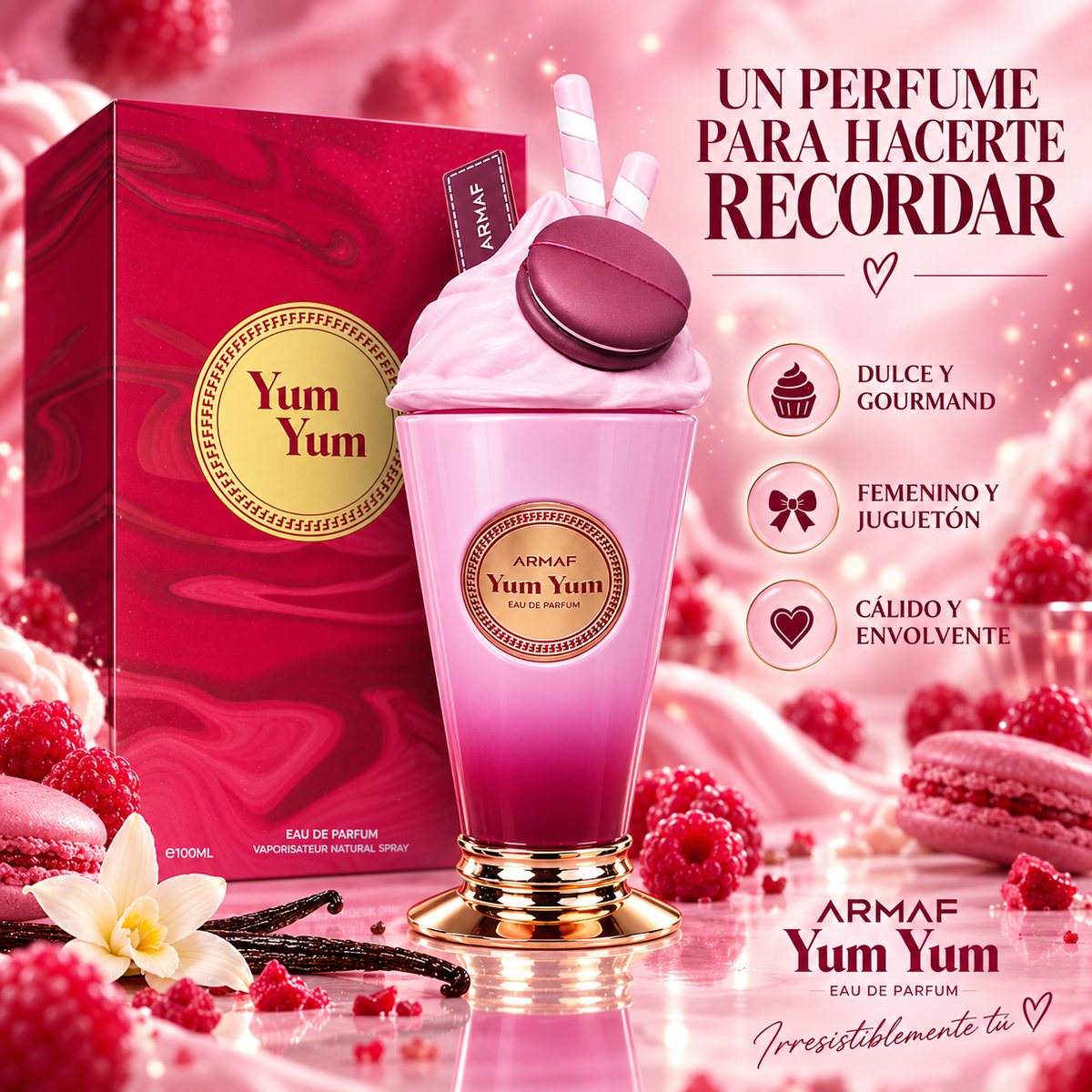 Armaf – Perfume dulce para mujer Yum Yum Eau de Parfum 100 ml