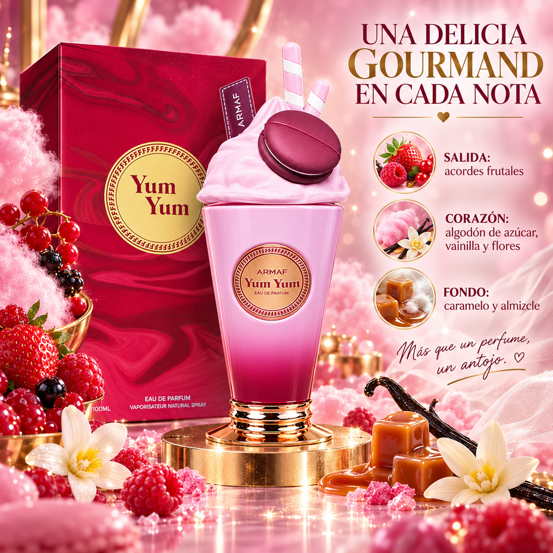 Armaf – Perfume dulce para mujer Yum Yum Eau de Parfum 100 ml