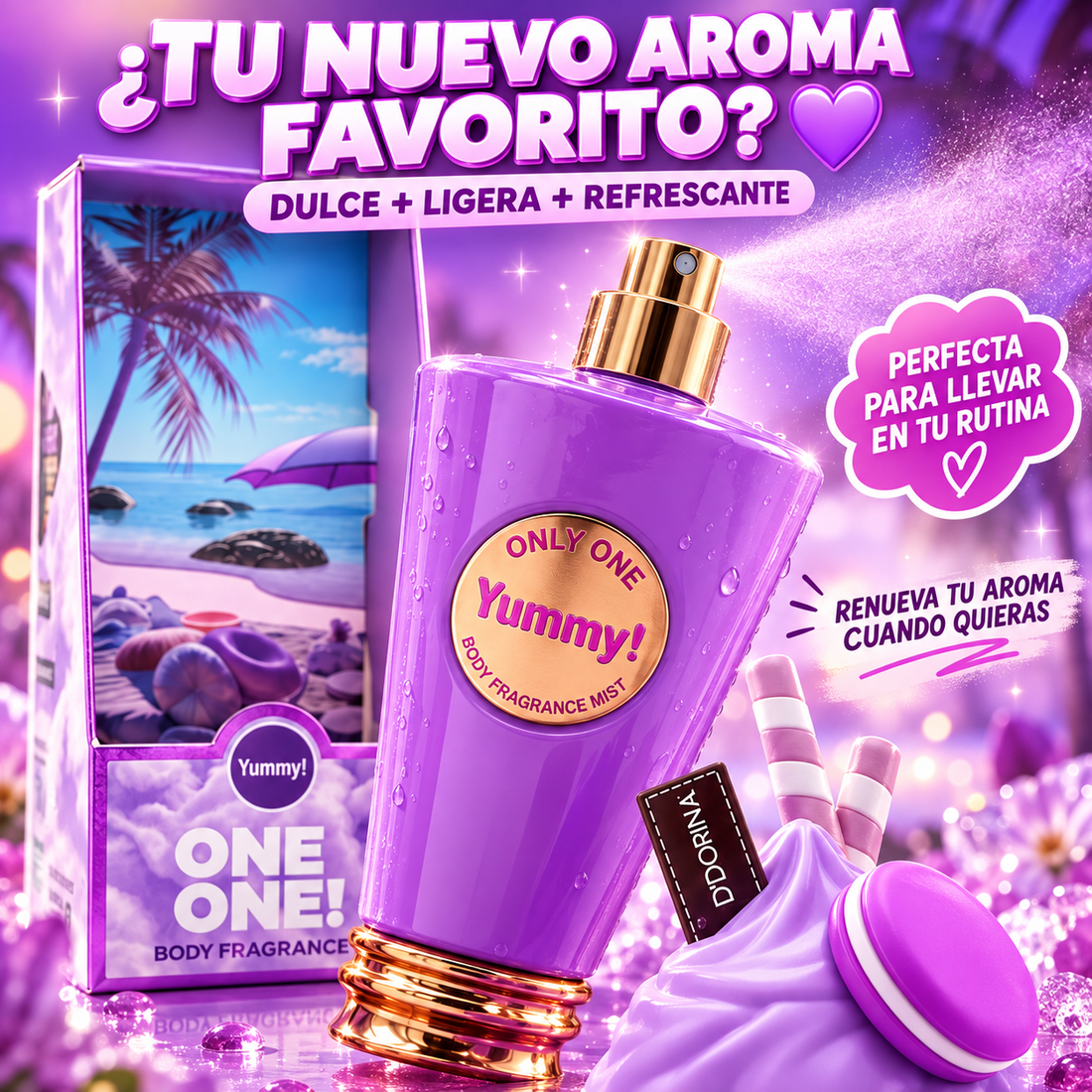 D'DONNA – Bruma Corporal Perfumada Only One de Uso Diario 200ml