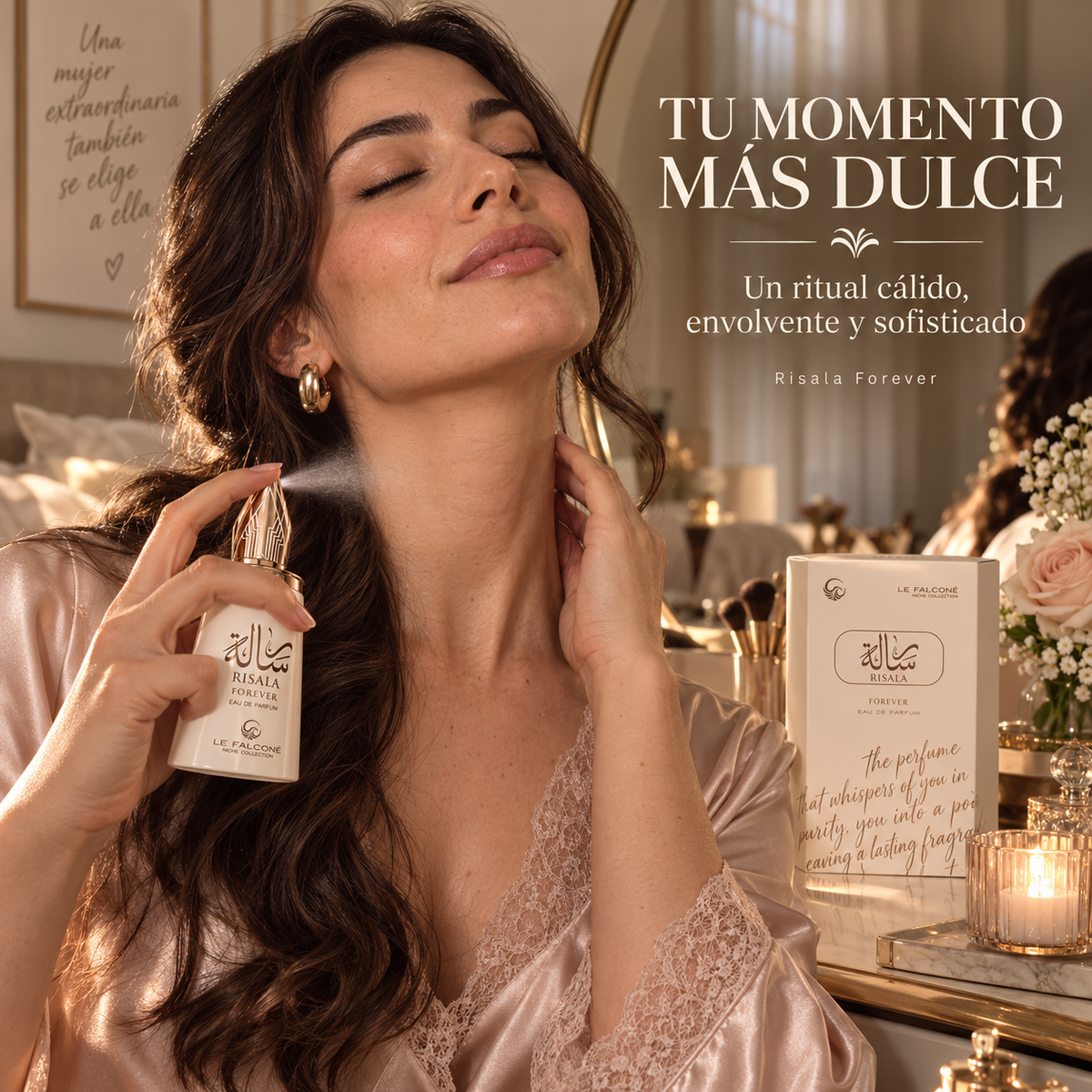 Le Falconé – Perfume Oriental Vainilla para Mujer Risala Forever 100 ml