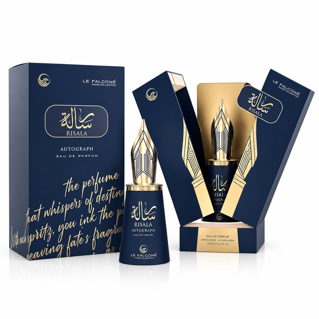 Le Falconé Perfumes – Perfume Amaderado Aromático Unisex Risala Autograph 100 ml