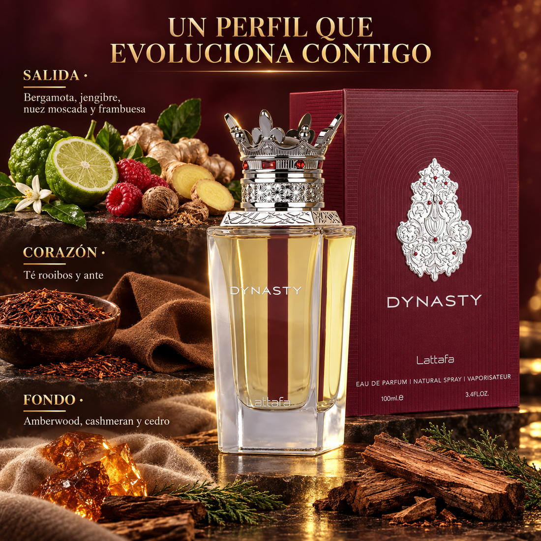 Lattafa – Perfume Unisex Dynasty Eau de Parfum 100 ml