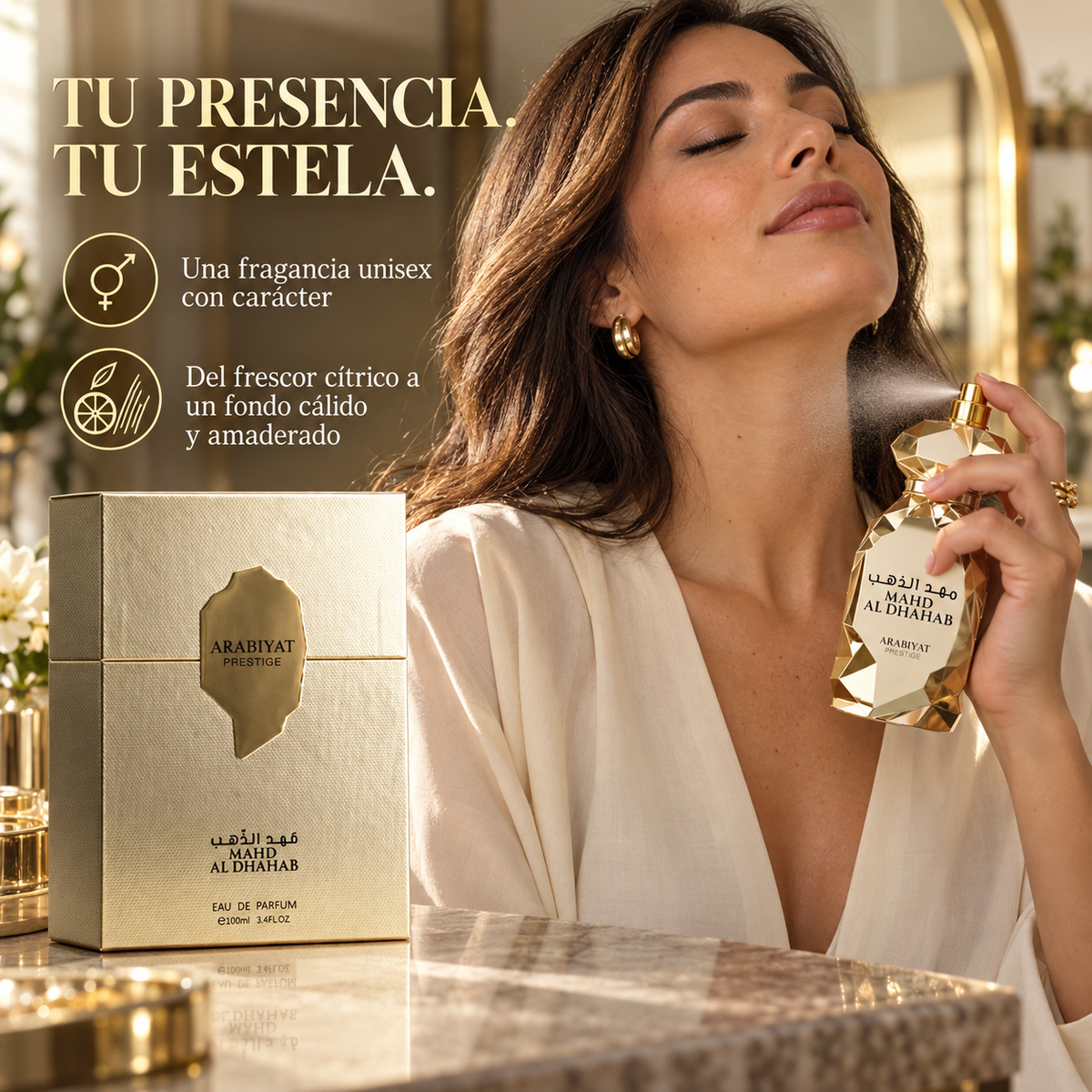 Arabiyat Prestige – Perfume Unisex Amaderado Mahd Al Dhahab 100 ml