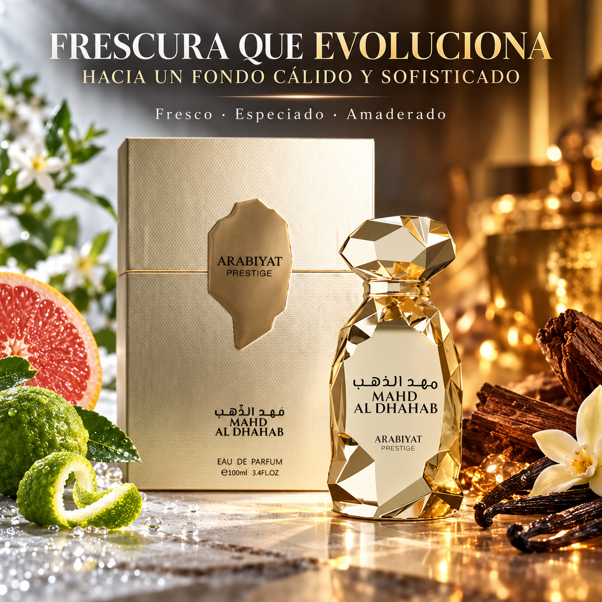 Arabiyat Prestige – Perfume Unisex Amaderado Mahd Al Dhahab 100 ml