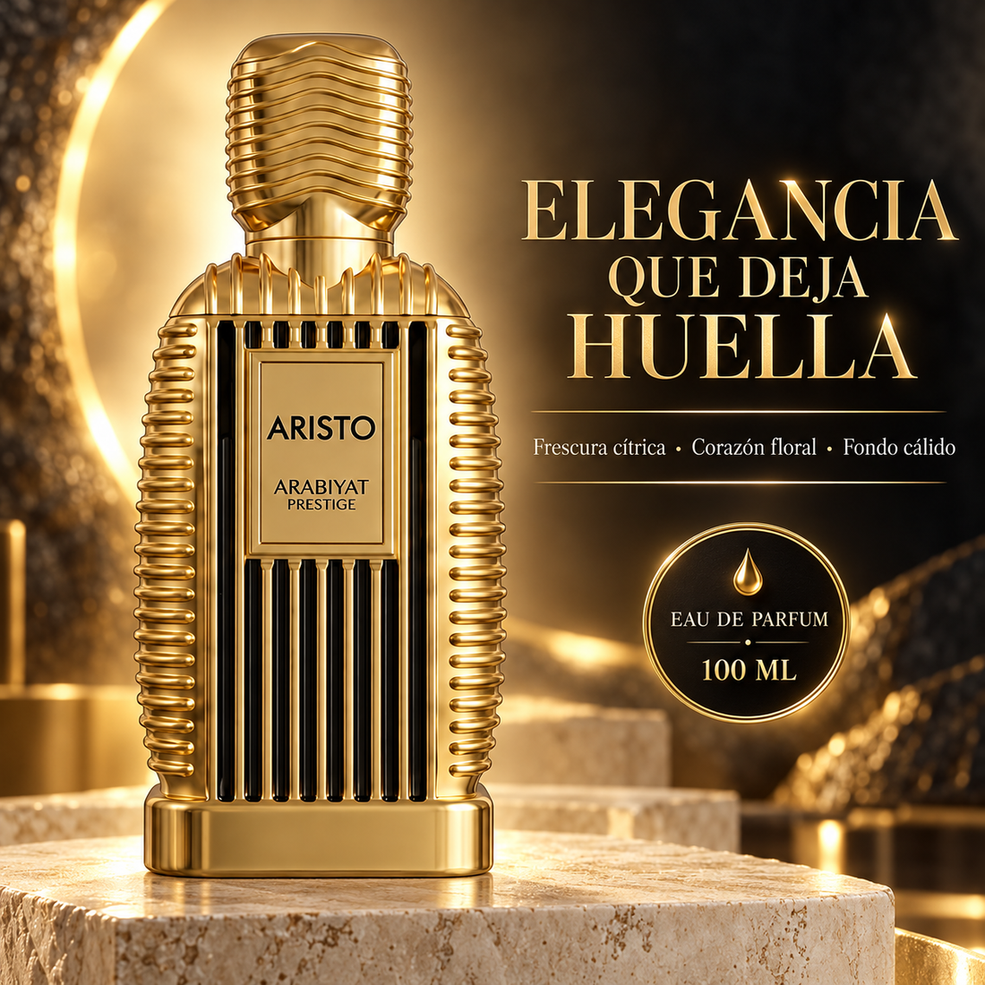 Arabiyat Prestige – Perfume Unisex Cítrico Floral Amaderado Aristo 100 ml