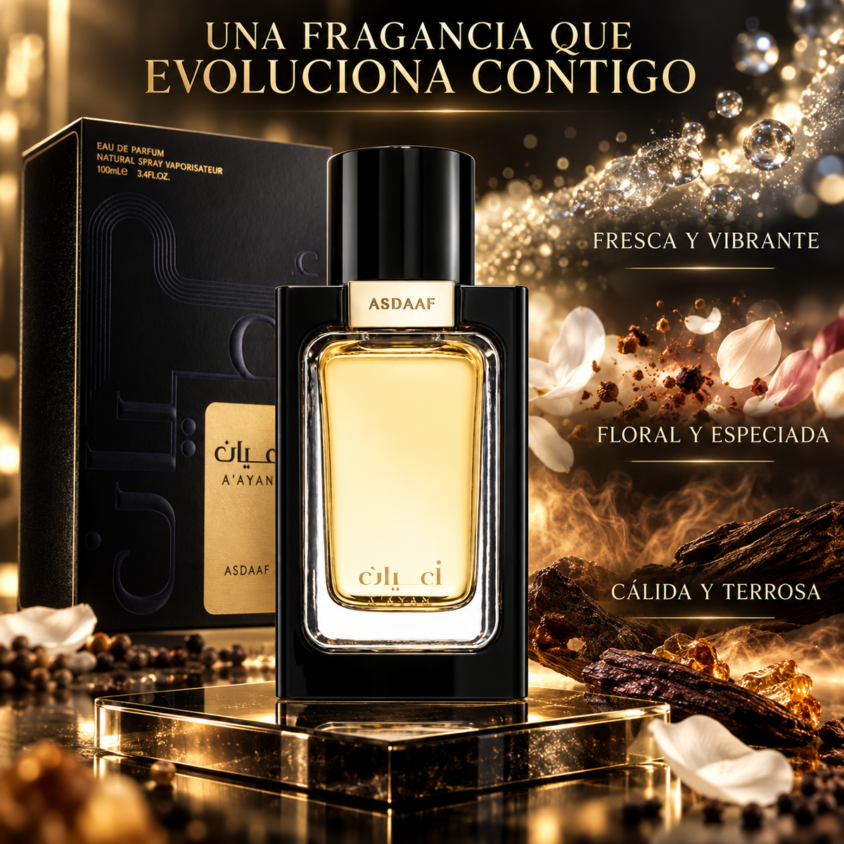 Lattafa ASDAAF – Perfume Unisex A'ayan Eau de Parfum 100ml