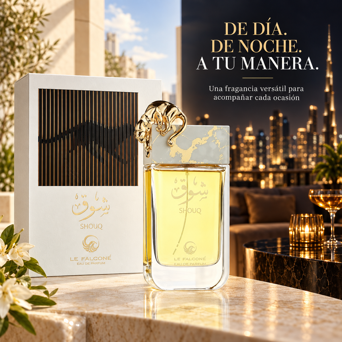 Le Falcone – Perfume para Hombre Shouq de Aroma Dulce y Cálido 100 ml